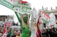 Активисток FEMEN арестовали в Италии 