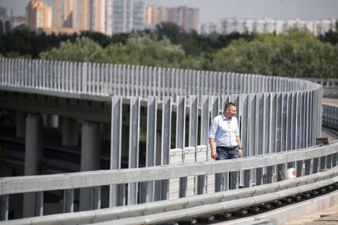 Кличко перевірив хід робіт на Подільсько-Воскресенському мостовому переході
