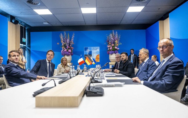 Зеленський обговорив з лідерами держав Е5 і генсеком НАТО зміцнення української ППО