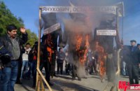 В Крыму селяне протестуют против агрофирмы сына Януковича, которая отбирает у них землю