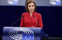 Майя Санду: Росія саботує мирні переговори хибними заявами