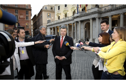 Порошенко: Україна отримала чіткі сигнали підтримки від Італії