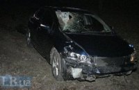 Honda насмерть сбила мужчину на киевской Кольцевой дороге