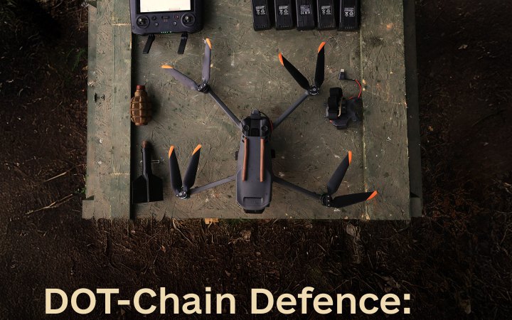Військові високо оцінили швидкість та зручність забезпечення БпЛА через DOT-Chain Defence
