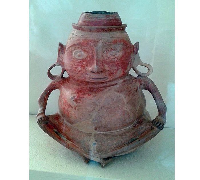 Антропоморфная ваза культуры Сантарем, ок. 1000-1400 н.э.