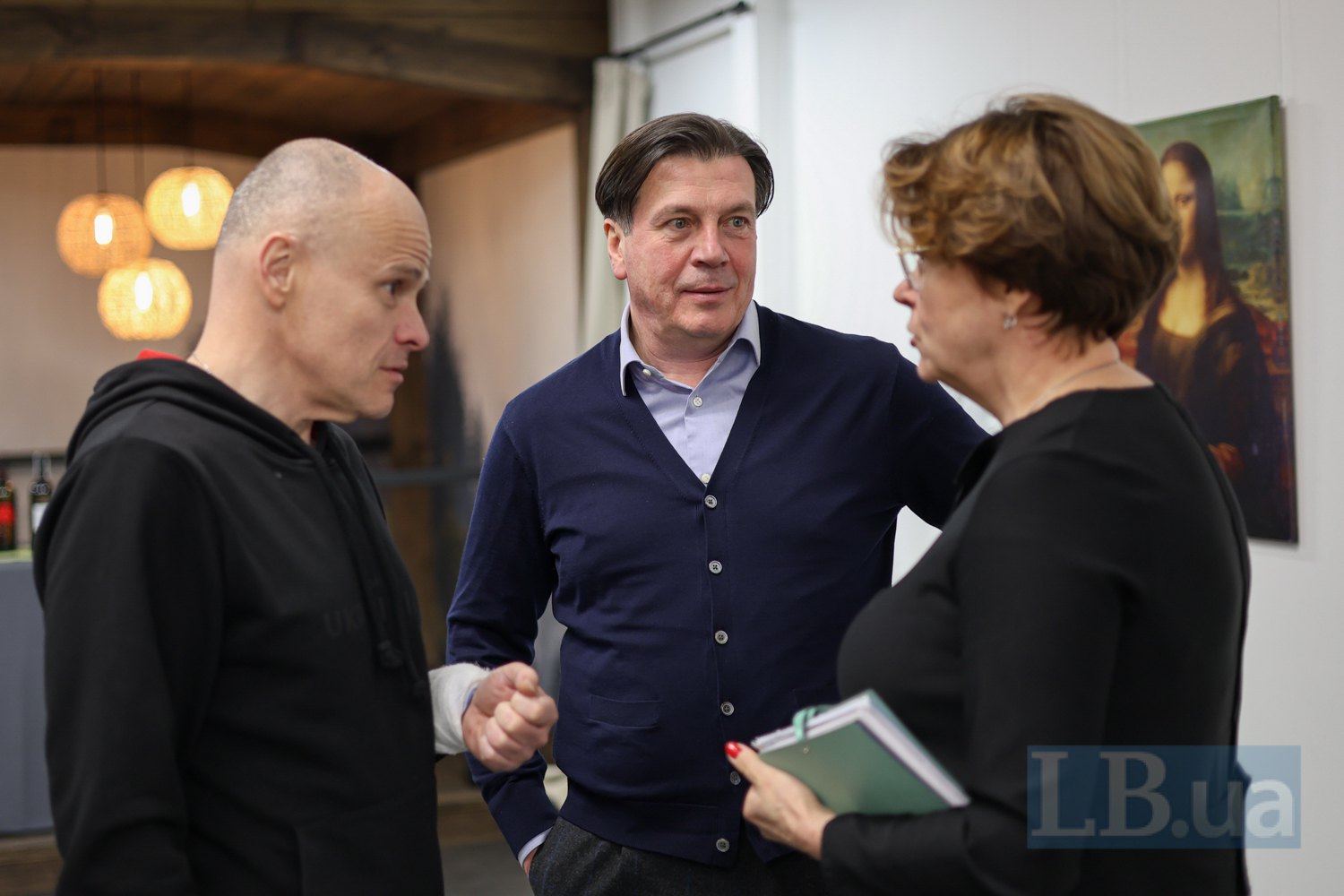 Mykhaylo Radutskyy, Hennadiy Zubko and Nina Yuzhanyna