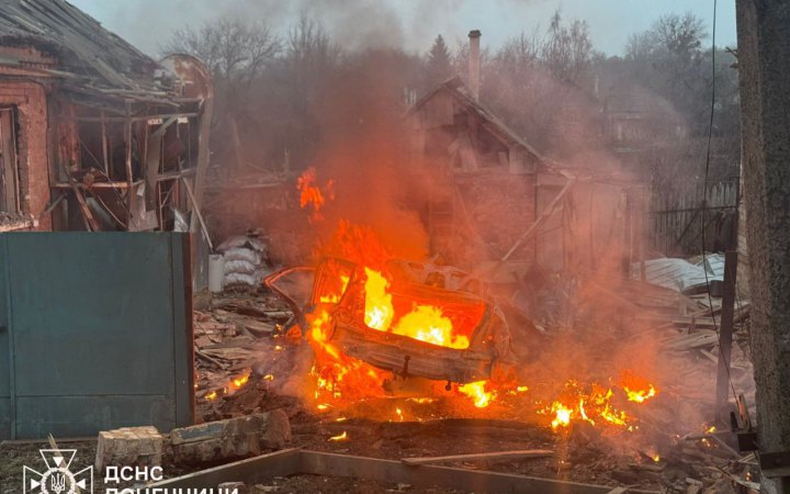 Зранку ворог завдав удару безпілотниками по Слов’янську, одна людина поранена