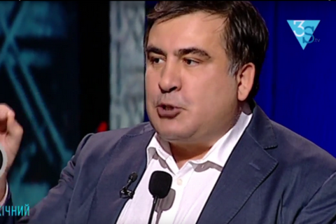 Саакашвили нахамил журналистке в прямом эфире