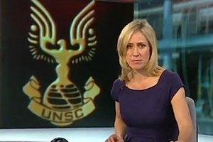 В ефірі BBC переплутали прапор ООН із логотипом комп'ютерної гри