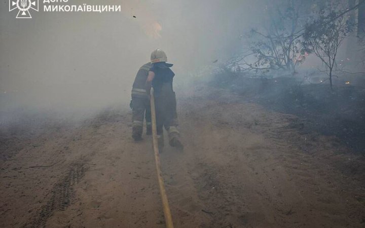 Рятувальники далі чергують після пожежі в Андріївському лісовому урочищі