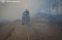 Рятувальники далі чергують після пожежі в Андріївському лісовому урочищі