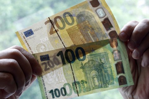 У країнах ЄС вводяться в обіг нові 100 і 200 євро