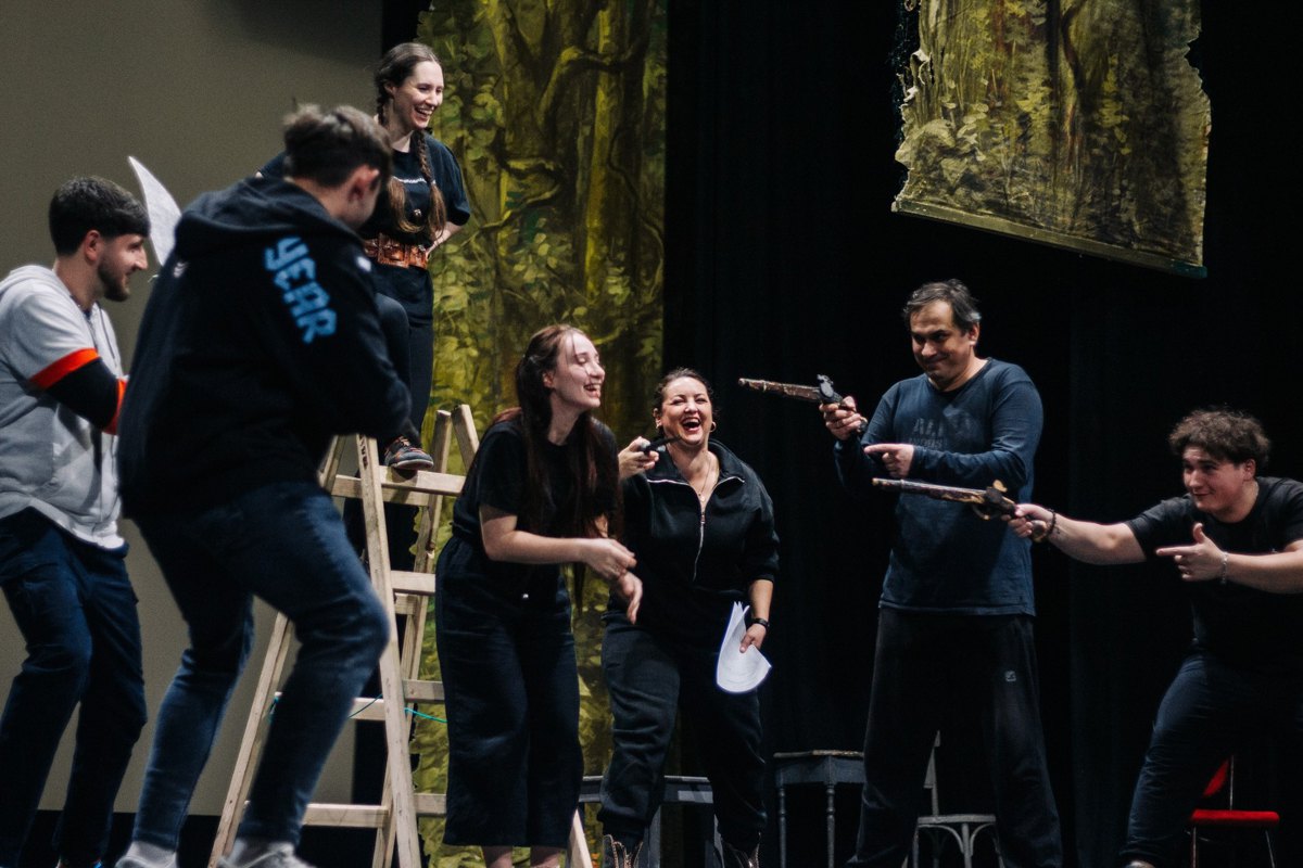 Репетиція вистави 'Снігова королева' 