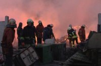 В Днепропетровской области сгорел склад теплоизоляционных материалов