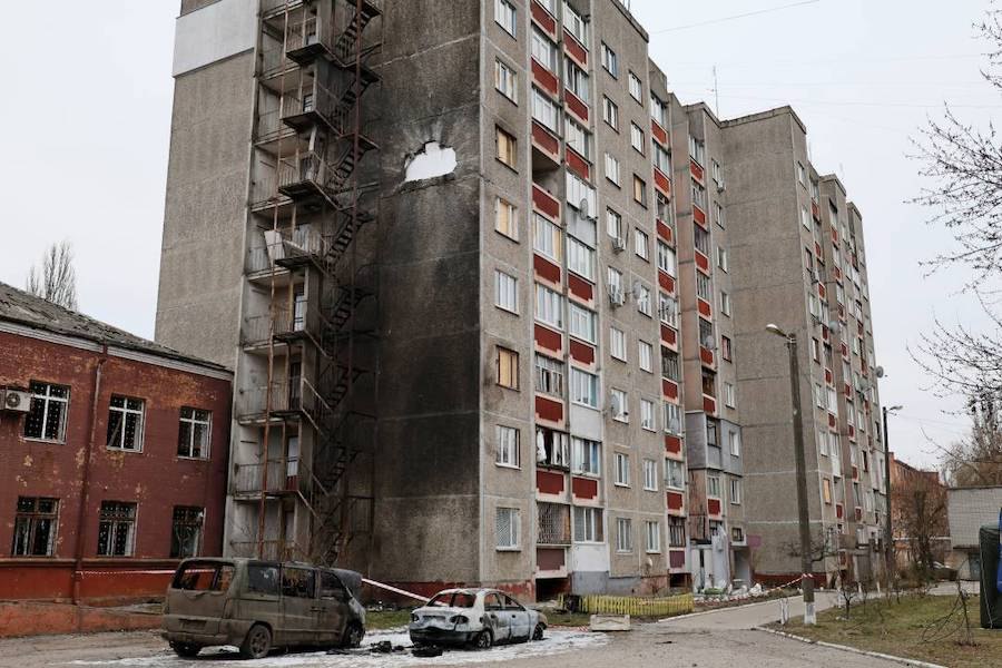 Наслідки чергового обстрілу Чернігова 