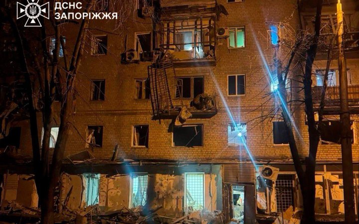 Росіяни повторно атакували Запоріжжя, є поранений