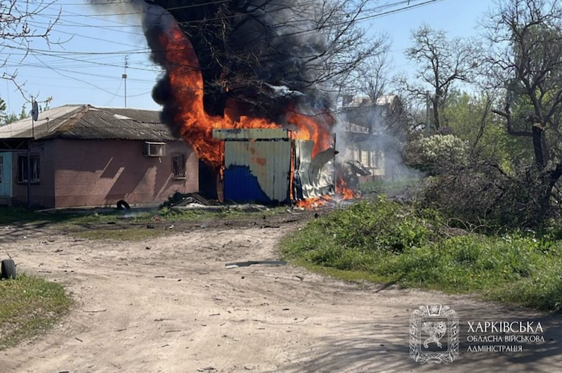 Внаслідок удару постраждав кіоск