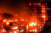 У Валенсії сталася масштабна пожежа у житловому будинку, є жертви