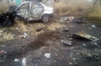В Марьинке автомобиль Lanos подорвался на мине, погибли два человека (обновлено)