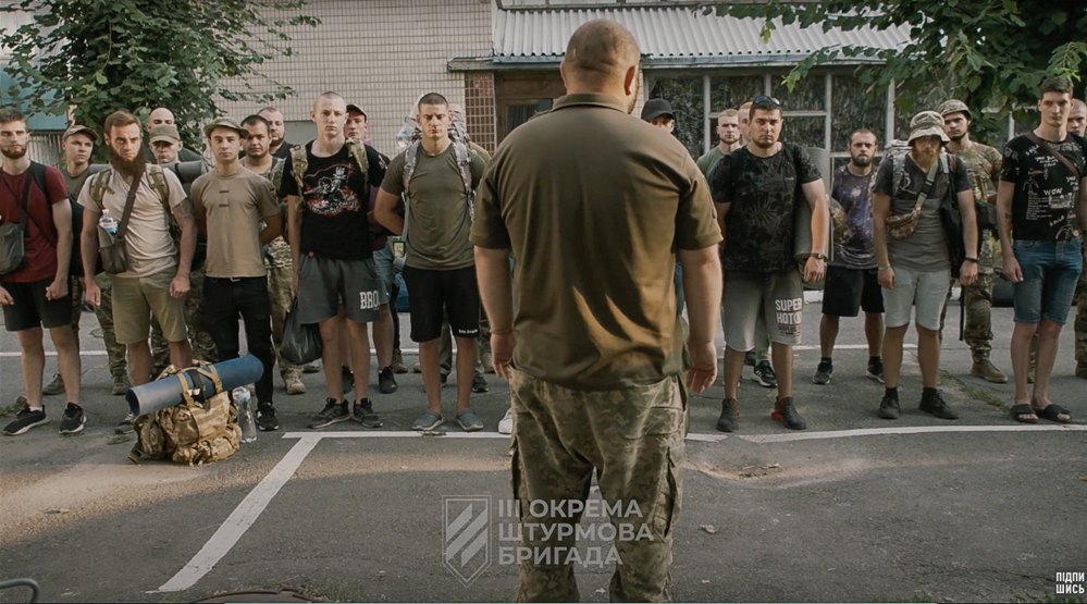 Підготовка бійців ІІІ окремої штурмової бригади