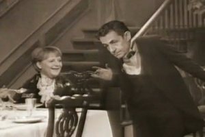 Скетч 1963 года с Саркози и Меркель стал хитом YouTube