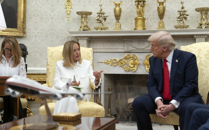 Мелоні запросила Трампа зустрітися з лідерами ЄС у Римі