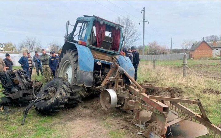 Під Макаровим на Київщині трактор підірвався на міні
