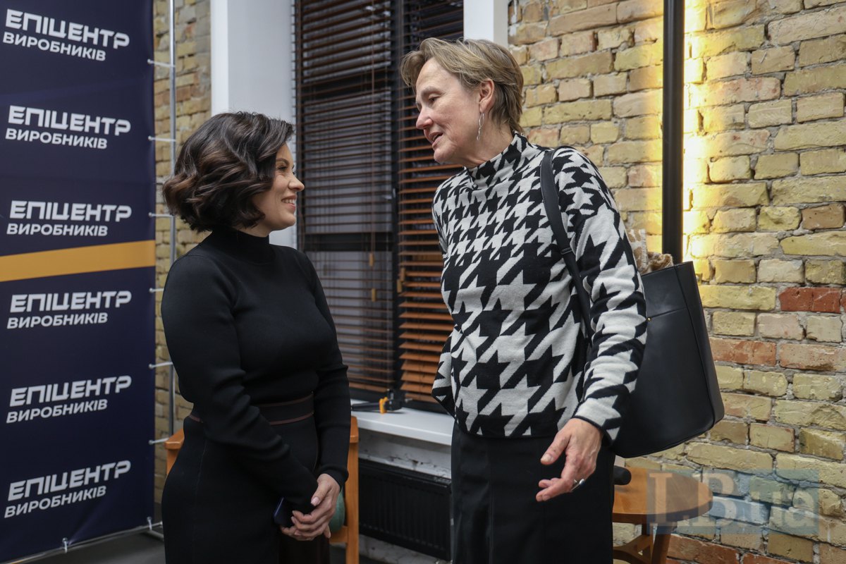 Леся Карнаух і Бізнес-омбудсменка Анка Фельдгузен