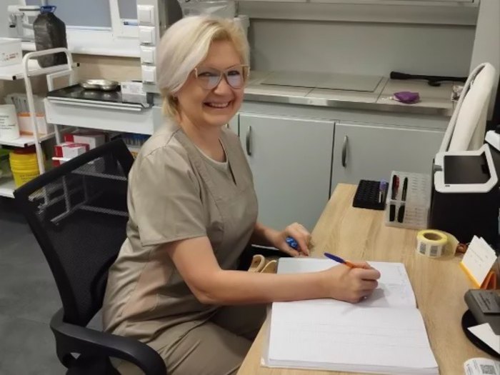  Наталя Александріна на роботі