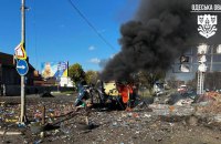 Зранку ворог атакував дронами ринок у Чорноморську на Одещині, є загиблі та поранені (оновлено)