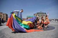 На Почтовой площади открыли "детский" памятник основателям Киева