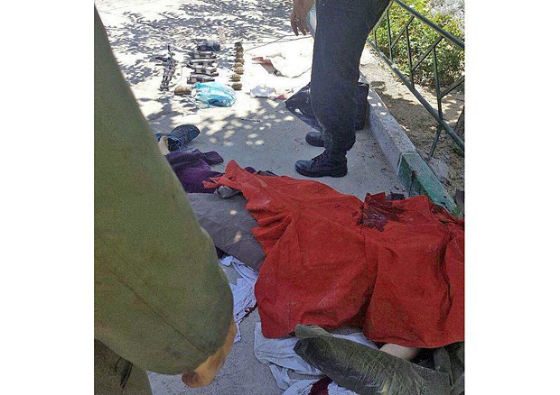 Тело террориста, которого ликвидировали возле мавзолея