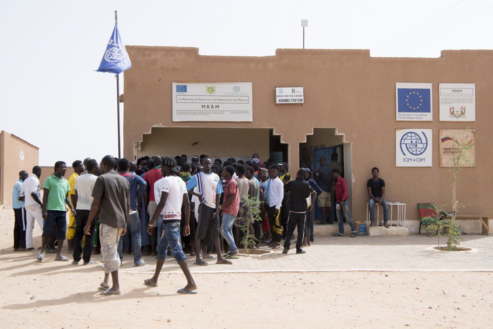 Центр прийому мігрантів в Агадесі (Нігер)