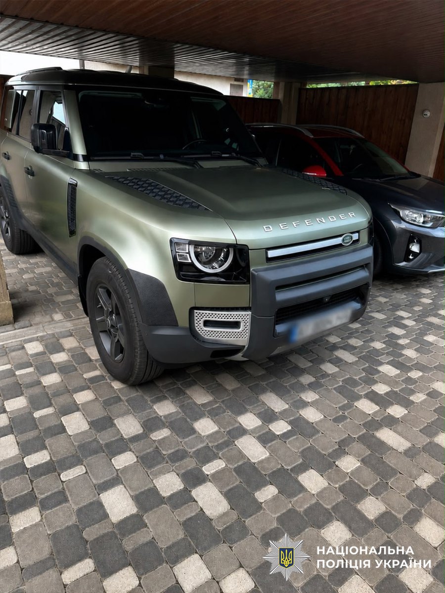 Авто підозрюваних
