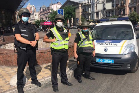 Полиция усилила меры безопасности в Киеве