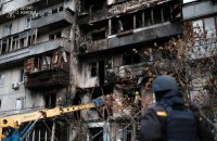 У Києві завершили роботи з ліквідації наслідків російського обстрілу 