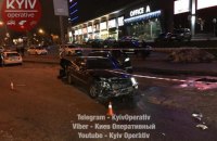 В Киеве погоня за Мерседесом закончилась ДТП с 6 авто