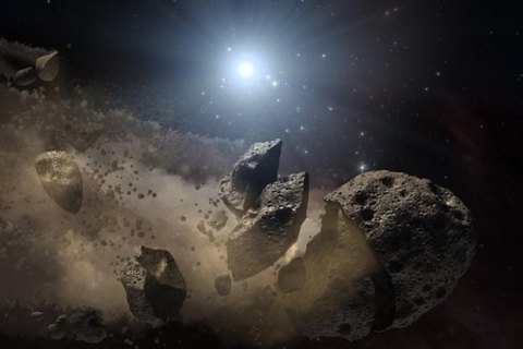 Японцы сбросили взрывчатку на астероид для создания кратера