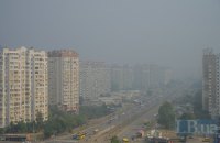 У Києві через погодні умови та пожежі в області спостерігається тимчасове погіршення стану повітря, - КМДА