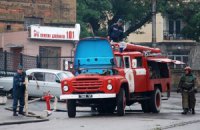 Поликлиника в Одессе горела из-за обрыва проводов