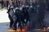 Греческие фермеры протестуют против высоких цен на горючее
