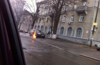 В Киеве подожгли автомобиль известного адвоката