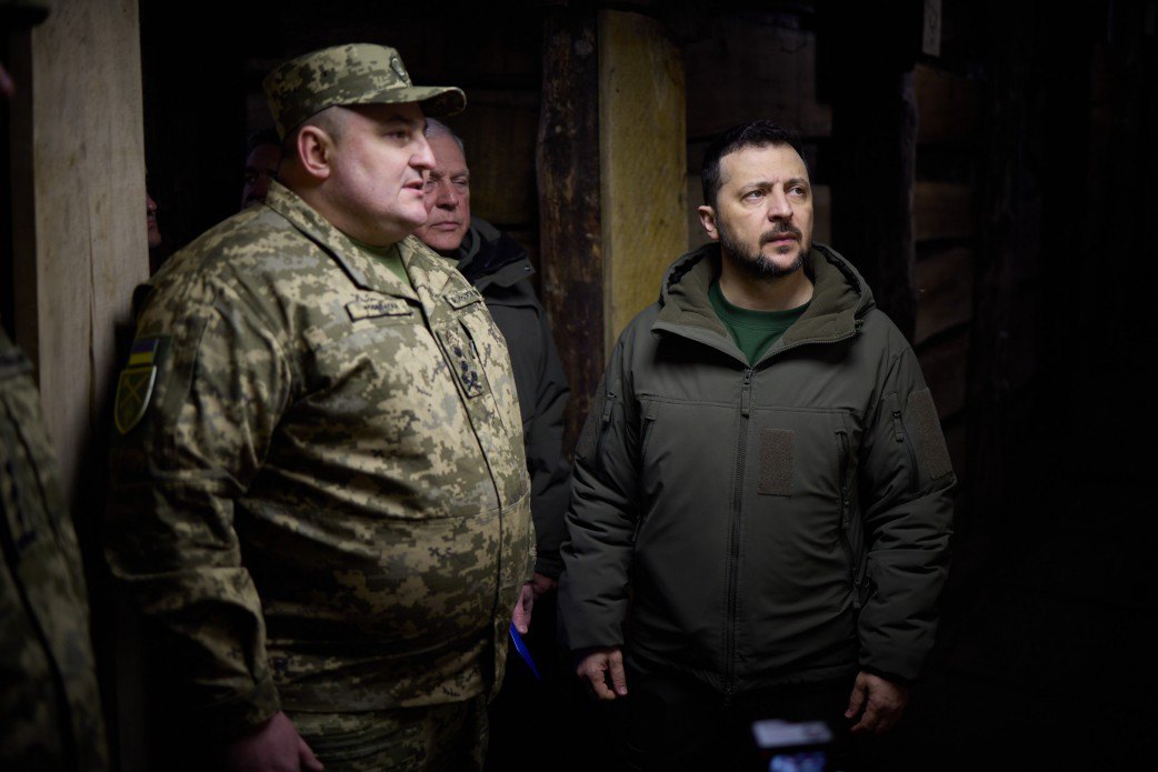 Зеленський відвідав розташування 117-ї окремої бригади ТрО на Сумщині