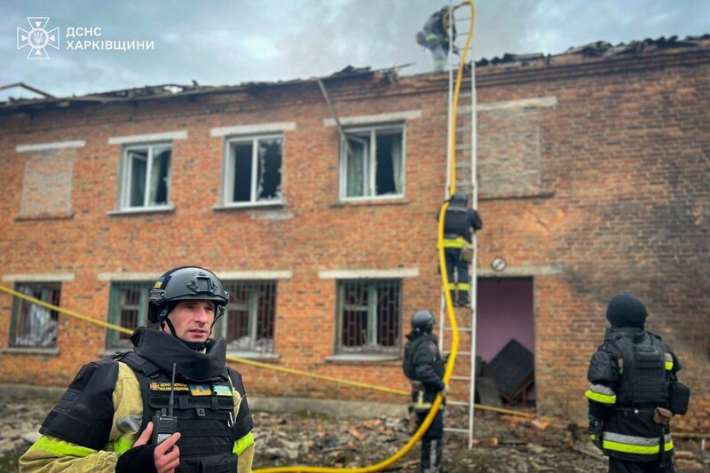 Росіяни атакували рятувальників, які ліквідовували наслідки обстрілів на Харківщині