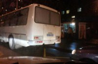 В Киеве Автомайдан заблокировал автобусы "Беркута"