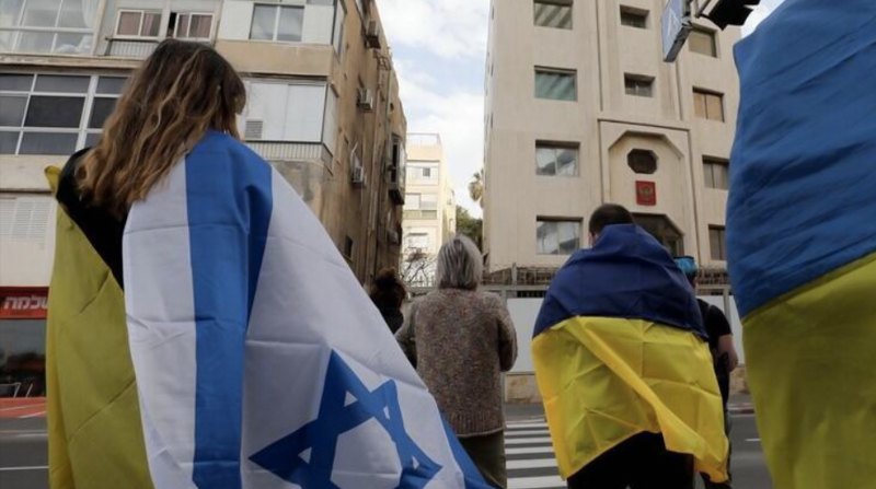 Мітинг на підтримку України у Тель-Авіві