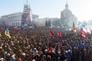 На Майдан прибыли активисты из Львова, Тернополя, Ивано-Франковска