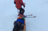 В Карпатах во время катания на лыжах травмировались трое детей
