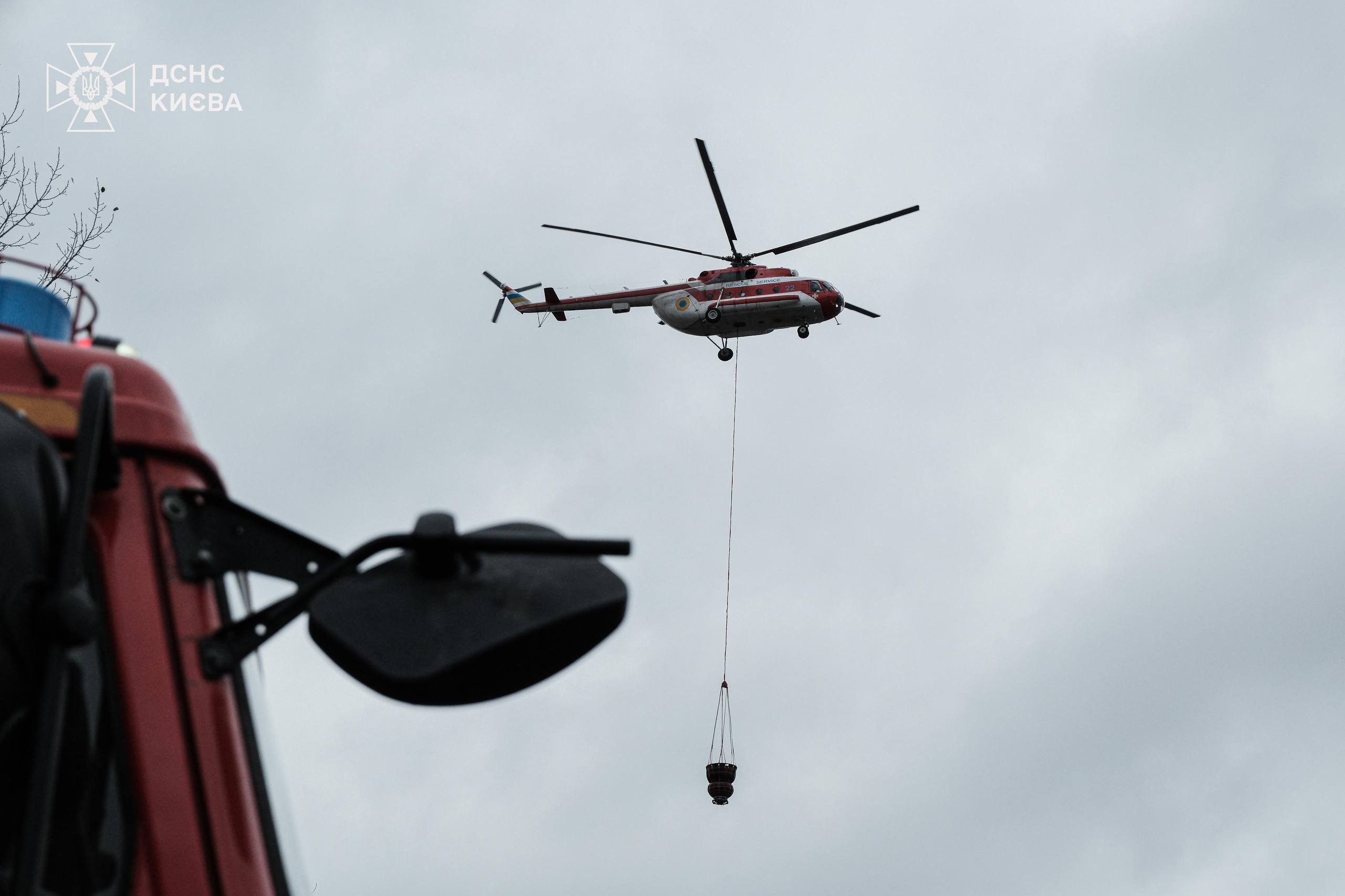 Авіація залучається з урахуванням безпекових норм