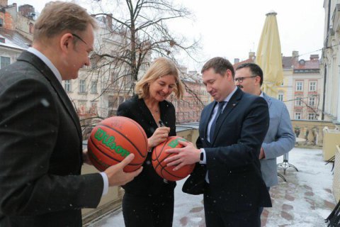 Делегация ФИБА прибыла в Украину в рамках кампании Евробаскета-2025